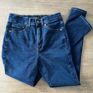 Express Dark Blue Jeans Skinny High Rise 4R